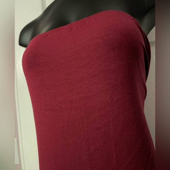 Plus cotton split back tube dress - SHEIN curve - Picture 4 of 6